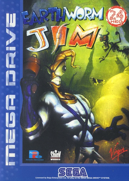 Earthworm Jim - игра для сега, sega mega drive (Genesis) Earthworm Jim - игра для sega